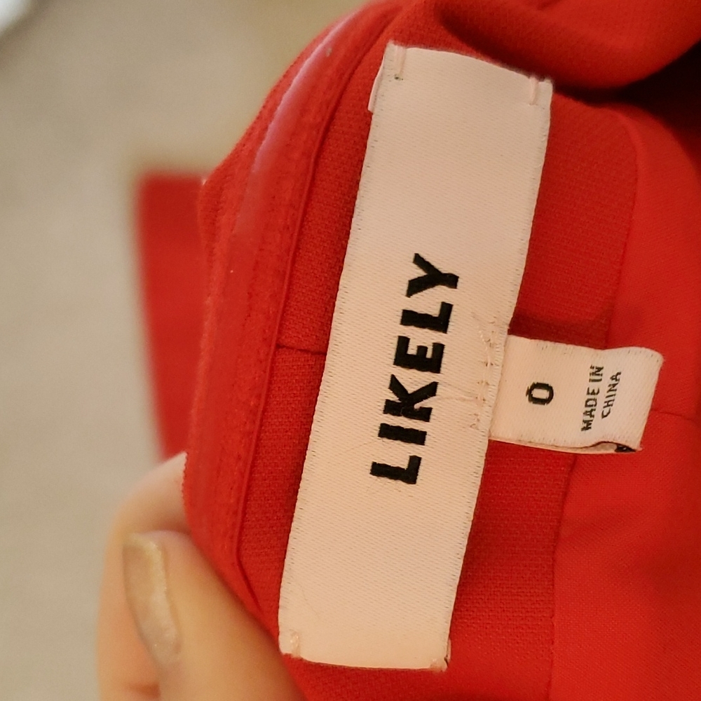 Revolve Likely Red Strapless Gown - Picture 7 of 9